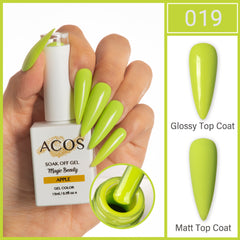 ACOS Magic Beauty Gel Polish Colour Apple (019) - Lashmer