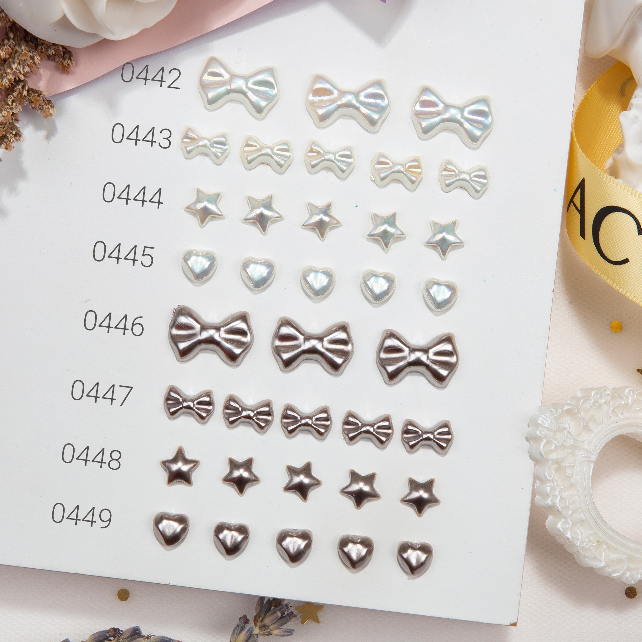 ACOS Resin Nail Art Decorations--2pcs/pack (#0002) - Lashmer