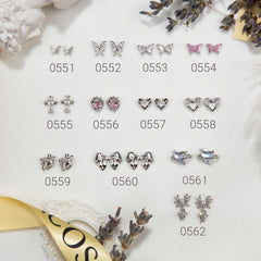 ACOS 3D Crystal Jewellery Nail Art Decorations--2pcs/pack (#0007) - Lashmer