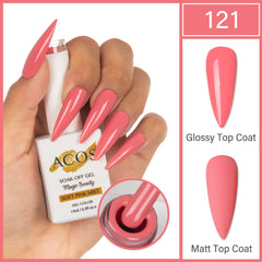 ACOS Magic Beauty Gel Polish Colour Soft Pink Mist(121) - Lashmer