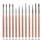 ACOS Nail Art Brush Set - Lashmer