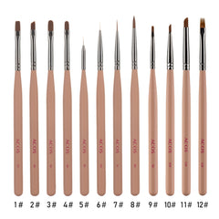 ACOS Nail Art Brush Set - Lashmer