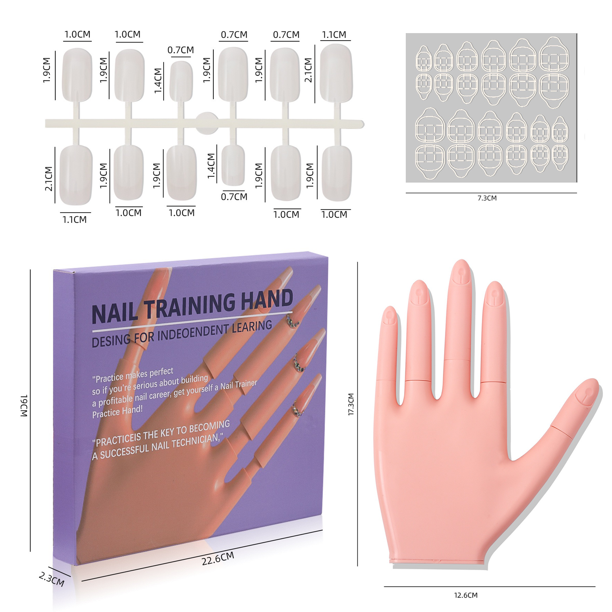 ACOS Nail Training Hand - Lashmer