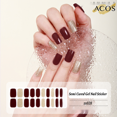 ACOS Semi Cured Gel Sticker -- Style #028 - Lashmer
