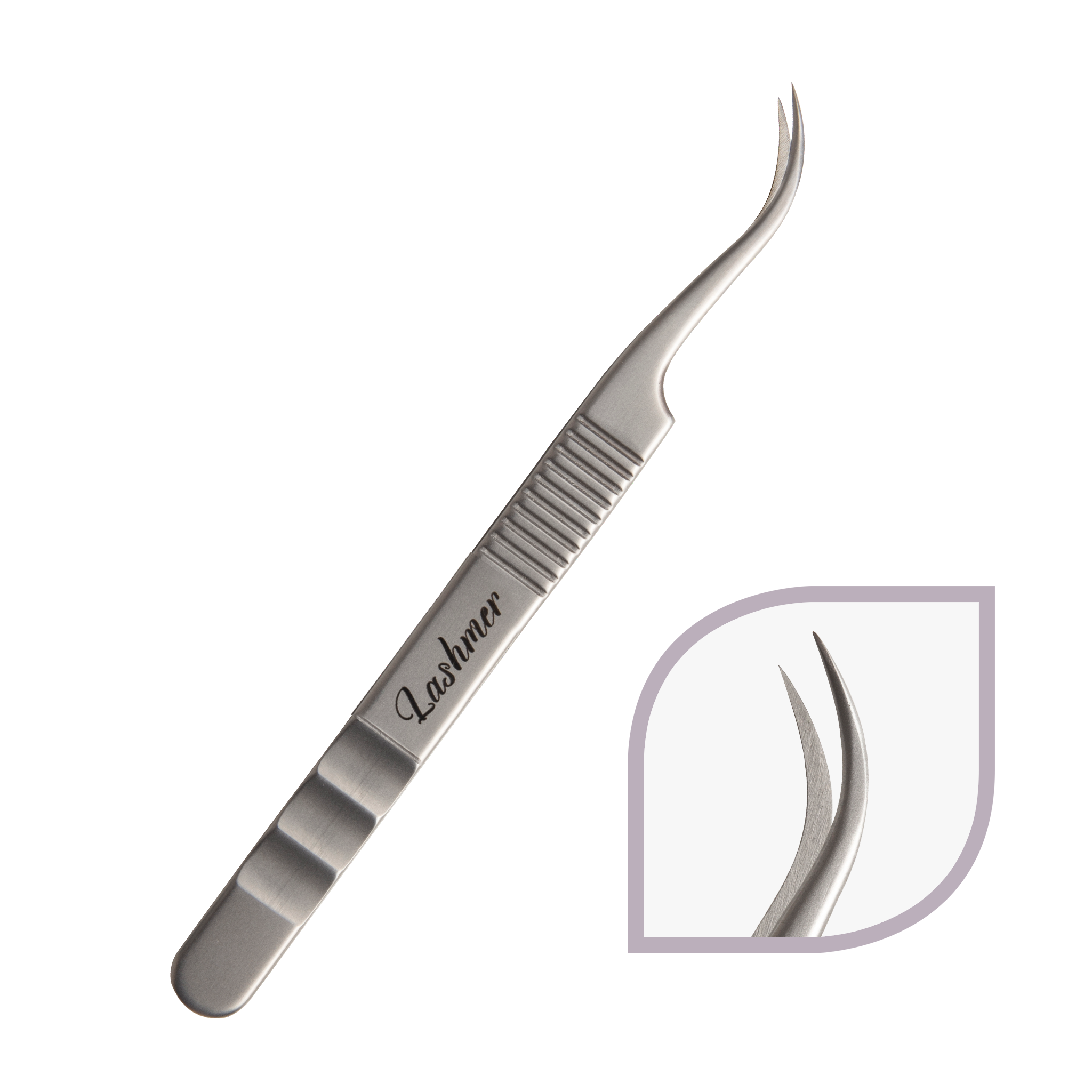 Lashmer Stainless steel J Volume/Mega Tweezers - Lashmer