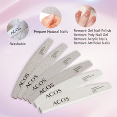 ACOS Nail Files Kit 6pcs - Lashmer