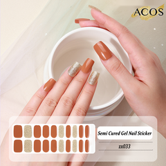 ACOS Semi Cured Gel Sticker -- Style #033 - Lashmer