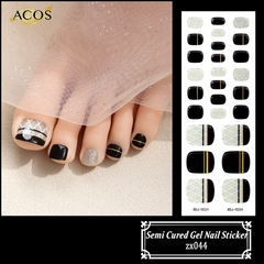 ACOS Semi Cured Gel Sticker for Feet -- Style #044 - Lashmer