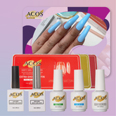 ACOS Soft Gel Press On Nail Kit (5 bottles) - Lashmer