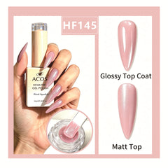 ACOS HEMA-free gel polish in Petal Sparkle, colour 145