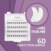 Lashmer Sample Pro-Point Lash Fans - up to 48 Fans - Lashmer