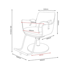 Karma Batemans Bay Salon Chair Black/Black 02110101