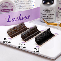 Lashmer Matt Black Volume Lashes - Lashmer