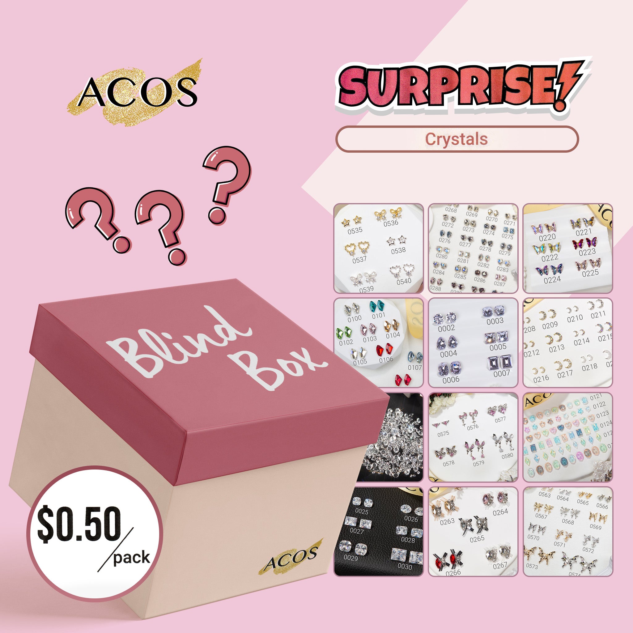 Blind Box (Crystals)--50 jars - Lashmer