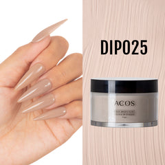 ACOS Dipping Powder Light Brown Nude Colour (60g) - Lashmer