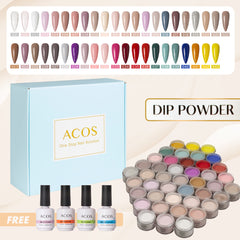 ACOS Dipping Powder Colour Set (43 Colours) - Lashmer