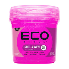 ECO STYLE ( OLIVE OIL-KRYSTAL - CURL & WAVE- ARGAN OIL) STYLING GEL