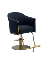 Karma Eden Salon Chair Black with Gold Base 02180103