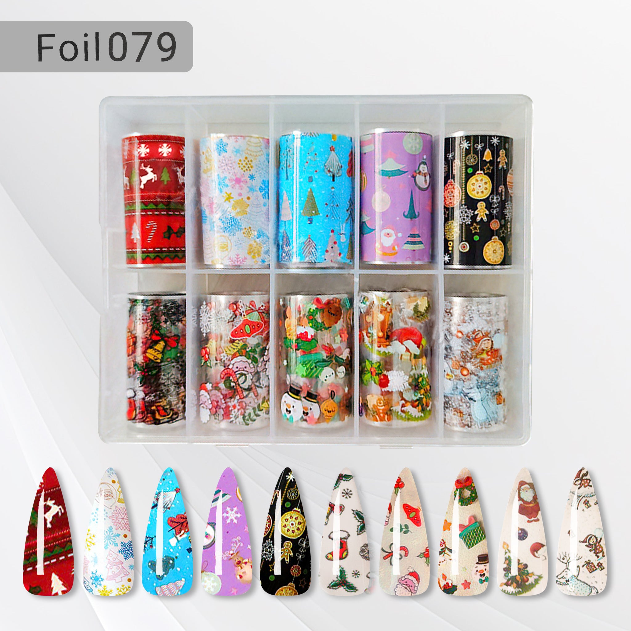 ACOS Transfer Foil Roll - Chrismas Foil Bundle (002) - Lashmer