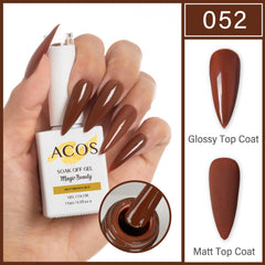 ACOS Magic Beauty Gel Colour Deep Brown Red (052) - Lashmer