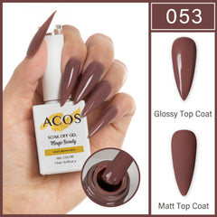 ACOS Magic Beauty Gel Colour Light Brown Red (053) - Lashmer