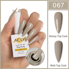 ACOS Magic Beauty Gel Polish Colour Grey - Lashmer