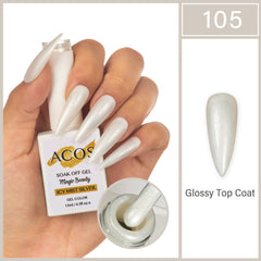 ACOS Magic Beauty Gel Polish Icy Mist Silver(105) - Lashmer