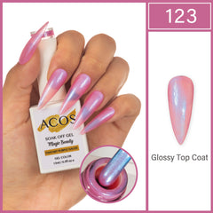 ACOS Magic Beauty Gel Polish Fantasy Purple Gauze(123) - Lashmer