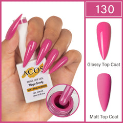 ACOS Magic Beauty Gel Polish Colour Soft Pink Whisper(130) - Lashmer