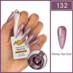 ACOS Magic Beauty Gel Polish Silver Pink Luster(132) - Lashmer