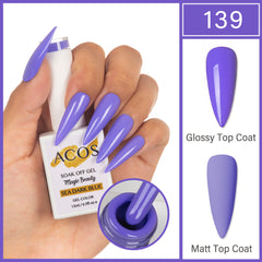 ACOS Magic Beauty Gel Polish Colour Sea Dark Blue(139) - Lashmer