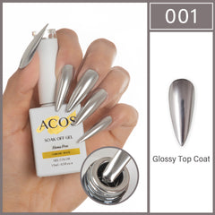 ACOS Hema Free Gel Colour CHROME SILVER (001) - Lashmer