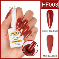 ACOS Hema Free Gel Colour DARK RED (003) - Lashmer