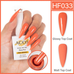 ACOS Hema Free Gel Colour PINK ORANGE (033) - Lashmer