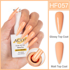 ACOS Hema Free Gel Colour MILKY ORANGE (057) - Lashmer