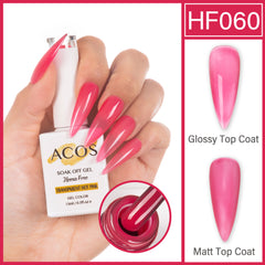ACOS Hema Free Gel Colour TRANSPARENT HOT PINK (060) - Lashmer