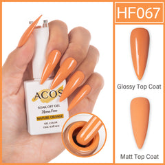 ACOS Hema Free Gel Colour MATURE ORANGE (067) - Lashmer
