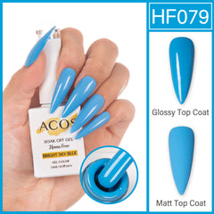 ACOS Hema Free Gel Colour BRIGHT SKY BLUE (079) - Lashmer
