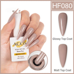 ACOS Hema Free Gel Colour BROWN NUDE (080) - Lashmer