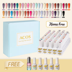 ACOS Hema Free Gel Polish Kit 48 Colours (Series #002) - Lashmer