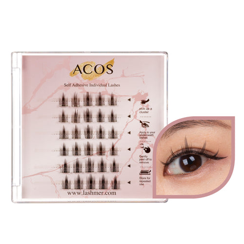 ACOS Cluster Lashes-No Glue-30 Clusters-Style 15 - Lashmer