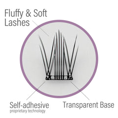 ACOS Cluster Lashes-No Glue-36 Clusters-Style 13 - Lashmer