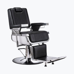 Karma Brisbane Barber Chair - Black & Chrome