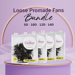 Lashmer Loose Promade Fans Bundle — Standard 4,000 Fans - Lashmer