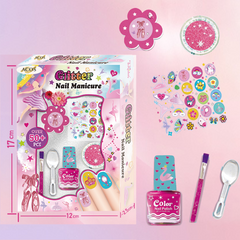Kids Nail Kits with Glitter Nail Manicure Set - Lashmer