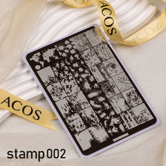 ACOS XL Large Stamping Plates Nail Art Designs - Lashmer