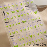 ACOS Nail Art Stickers -- Flowers #004 - Lashmer