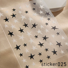 ACOS Nail Art Stickers -- Star #004 - Lashmer