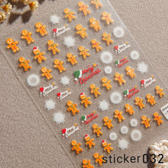 ACOS Nail Art Stickers -- Christmas #001 - Lashmer