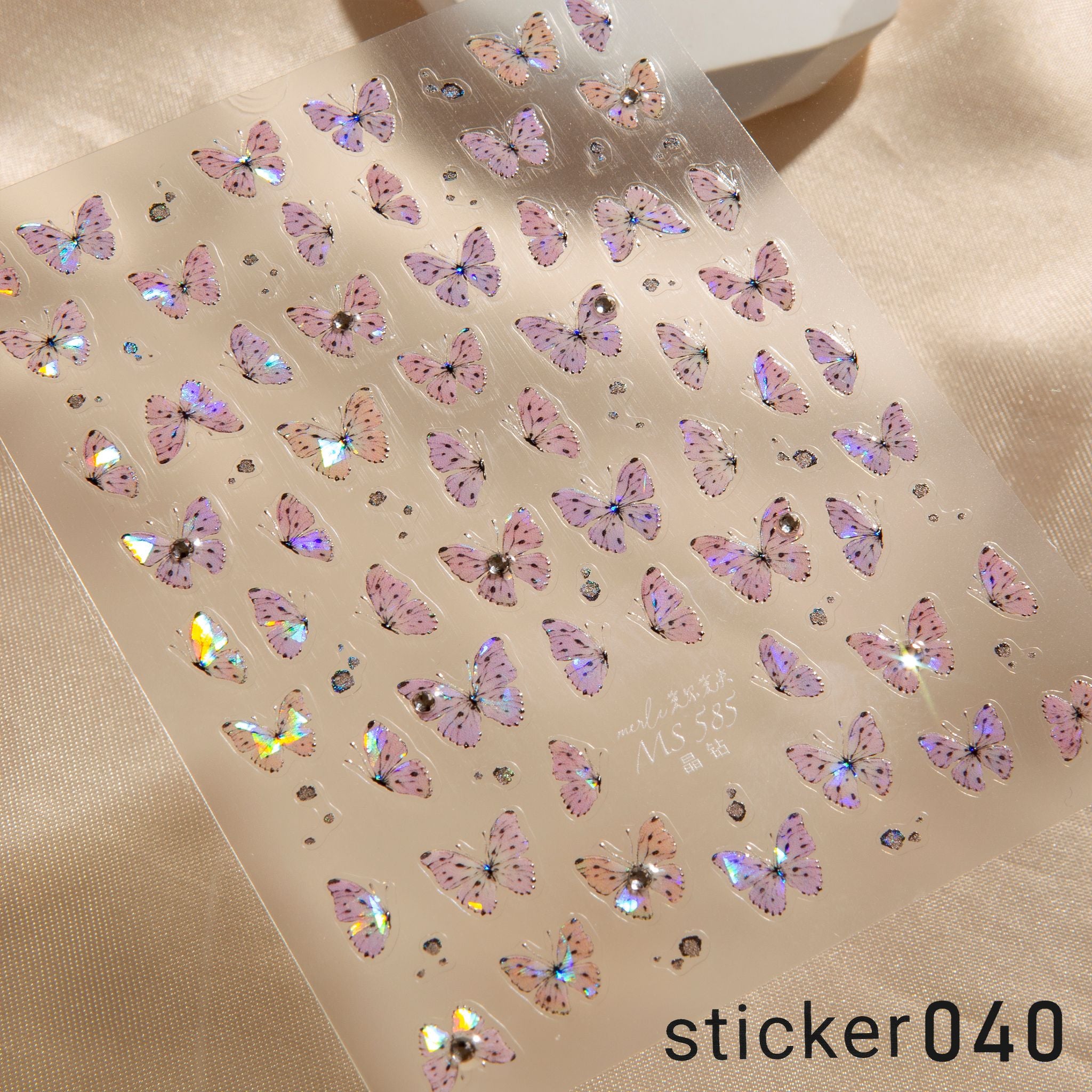 ACOS Nail Art Stickers -- Butterfly #007 - Lashmer